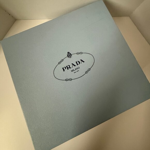 Prada Navy Suede Platform Block Heel Sandals - Picture 6 of 6